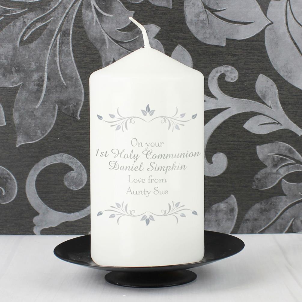 Personalised Sentiments Pillar Candle Extra Image 1